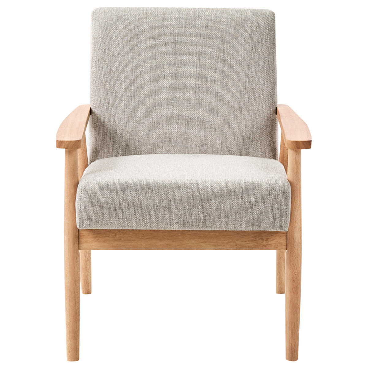 SOFA-SET 6-Sitzer Stoff Hellbraun/Grau Esrum - Hellbraun/Dunkelgrau, Textil (151/79/72cm) - Beliani