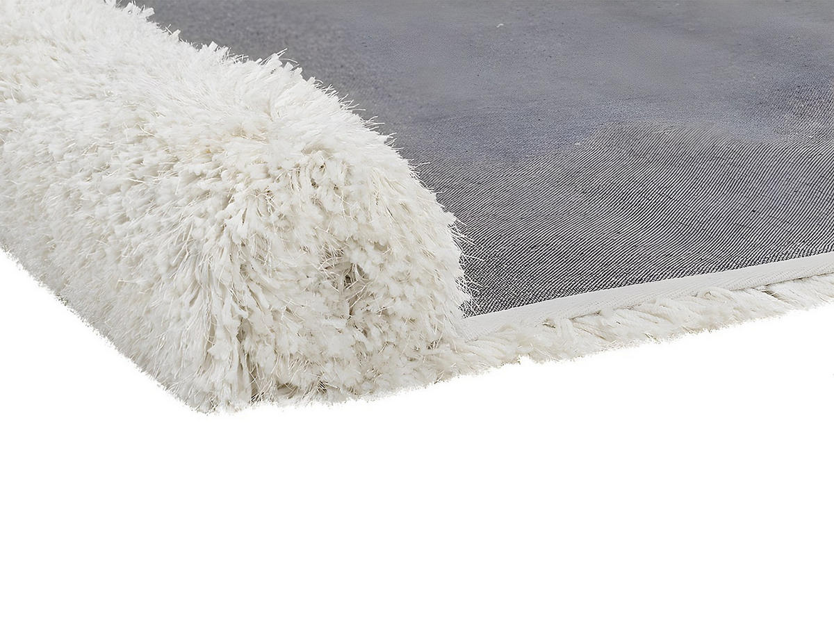 WOHNZIMMERTEPPICH - 230 cm x 160 cm - Stoff - Weiß HARVEY - Weiß, Textil (230/160cm) - Vente-Unique