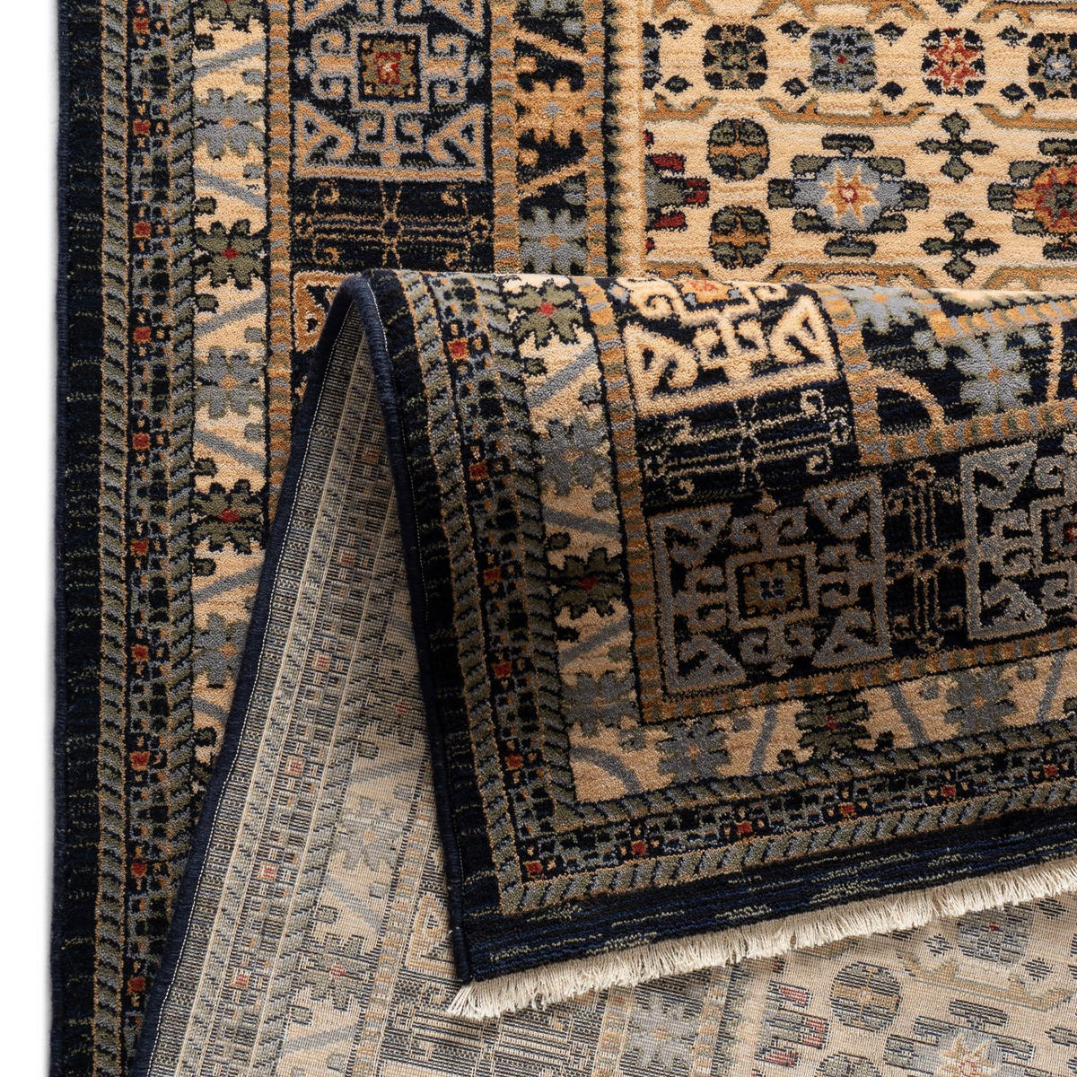 ORIENTTEPPICH Saharna 300x380 cm - Blau, Textil (300/380cm) - THEKO