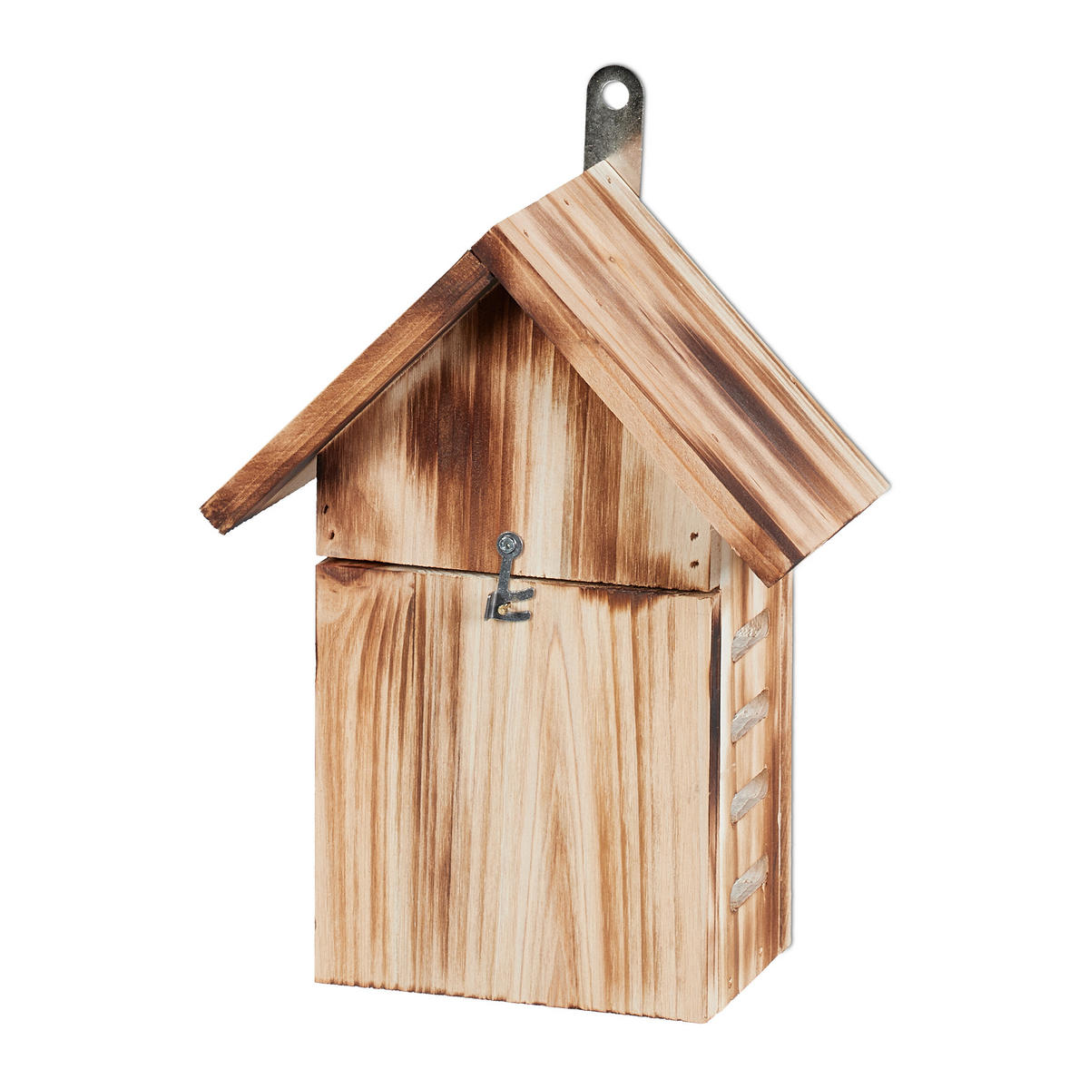 MARIENKÄFERHAUS - Hellbraun, Holz (18/23/10cm) - Relaxdays