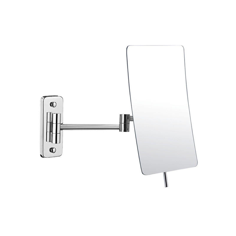 SCHMINKSPIEGEL – silber – 3-fache Vergrößerung - Silberfarben, Kunststoff (39/10/33cm)
