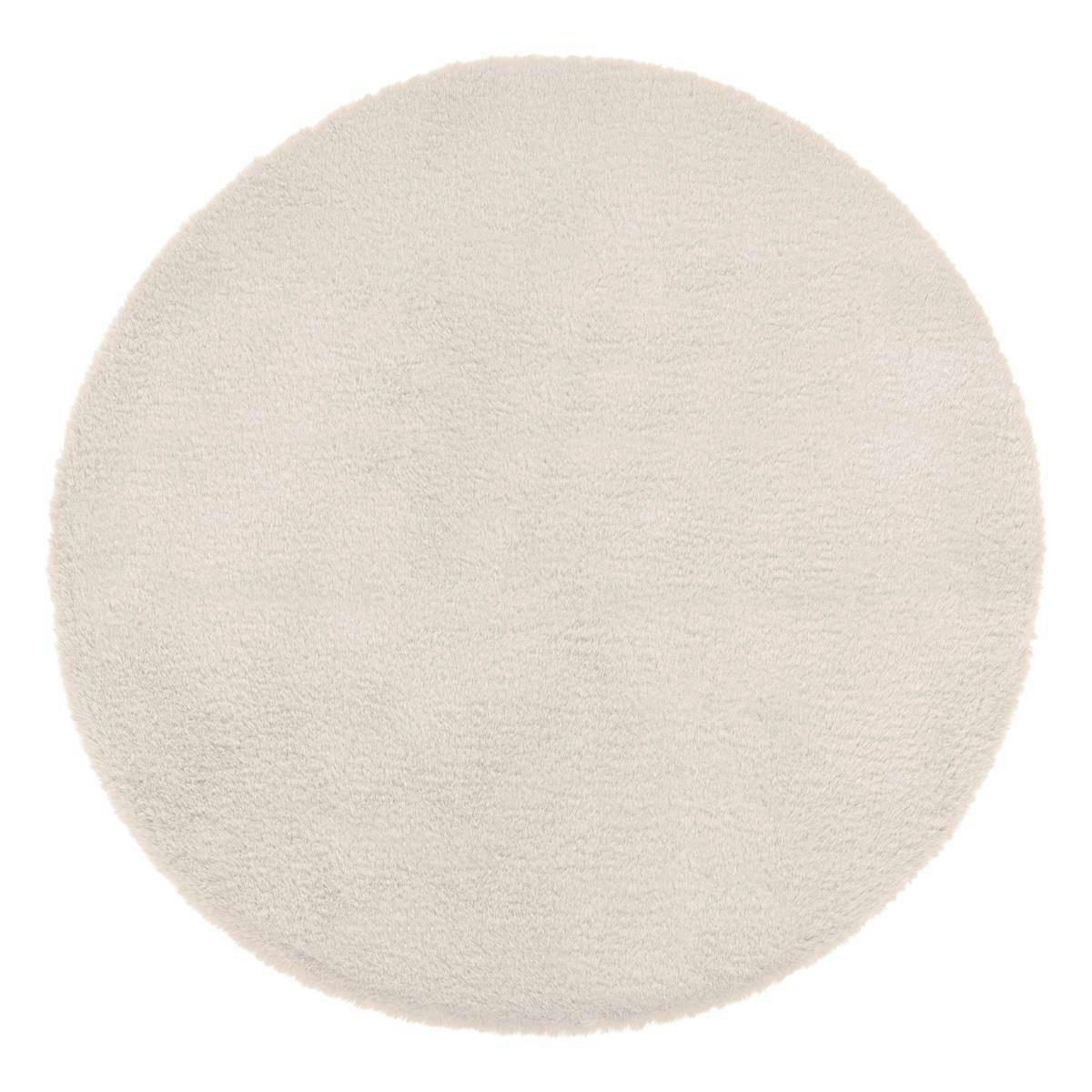 KUNSTFELLTEPPICH Ø 80 cm - Ecru, Textil (80/80cm) - Atmosphera Createur d´interieur