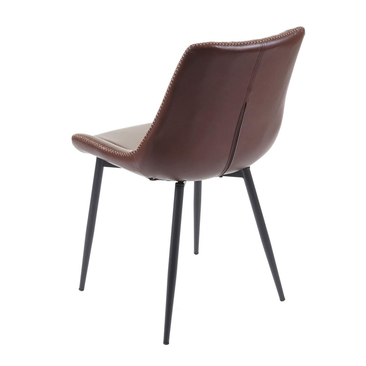 ESSZIMMERSTUHL Rehbraun 2er-Set - Hellbraun, Textil (50/81/59cm) - MCW
