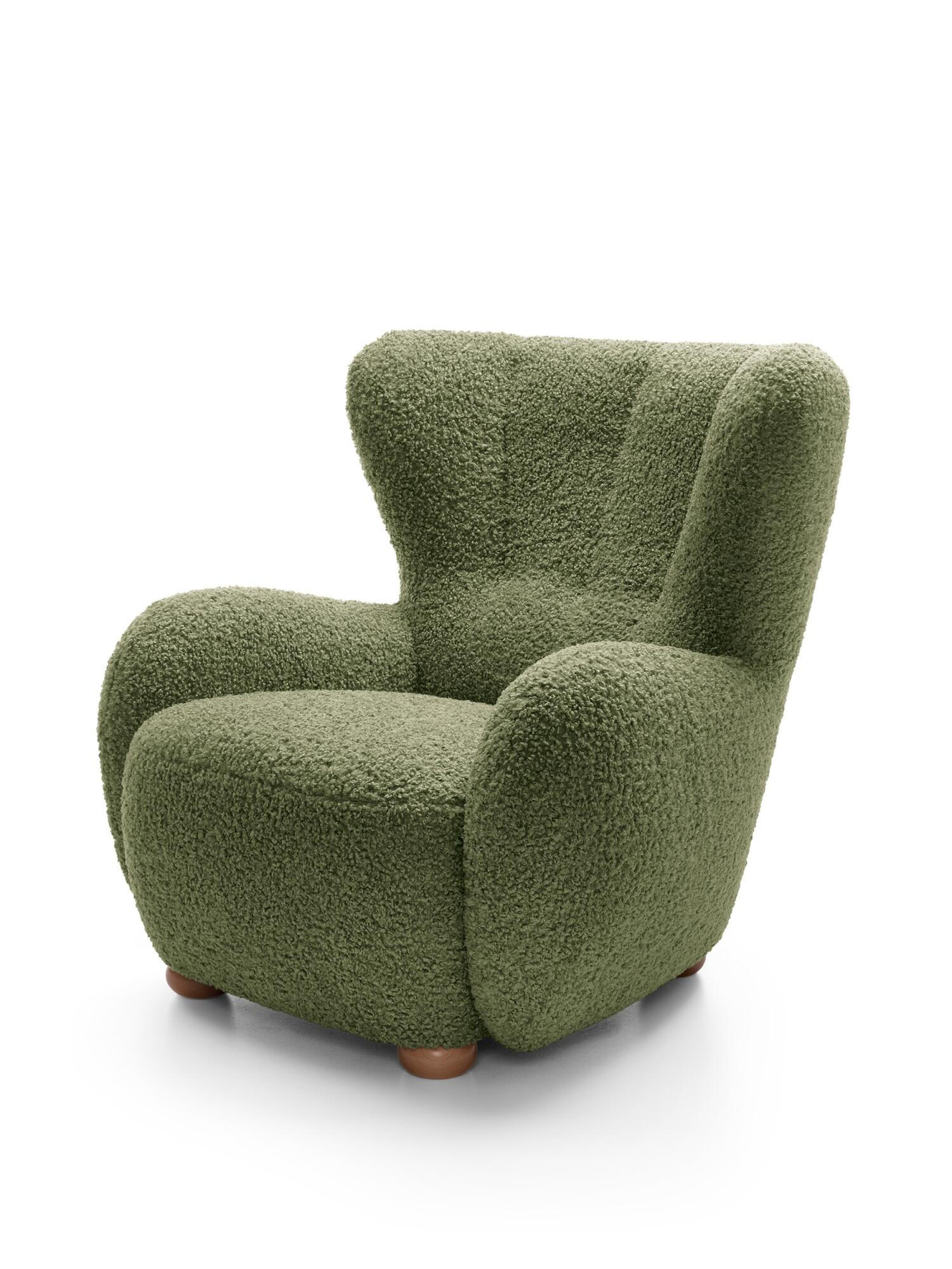 SESSEL CIRO Grün 88x100x91 cm - Grün, Textil (88/91/100cm) - FURNLUX