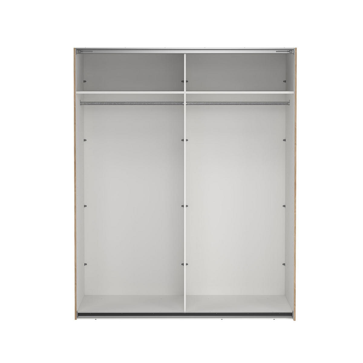SCHIEBETÜRENSCHRANK, Como, Eiche, Holzwerkstoff, 179 x 67 x 221 cm - Eichefarben, Holzwerkstoff (179/221/67cm) - ebuy24