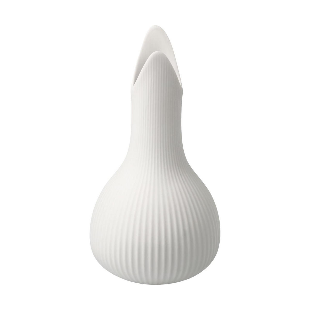 VASE Studio 8 Pure Raindrop weiß 15 cm - Weiß, Keramik (15cm) - Goebel