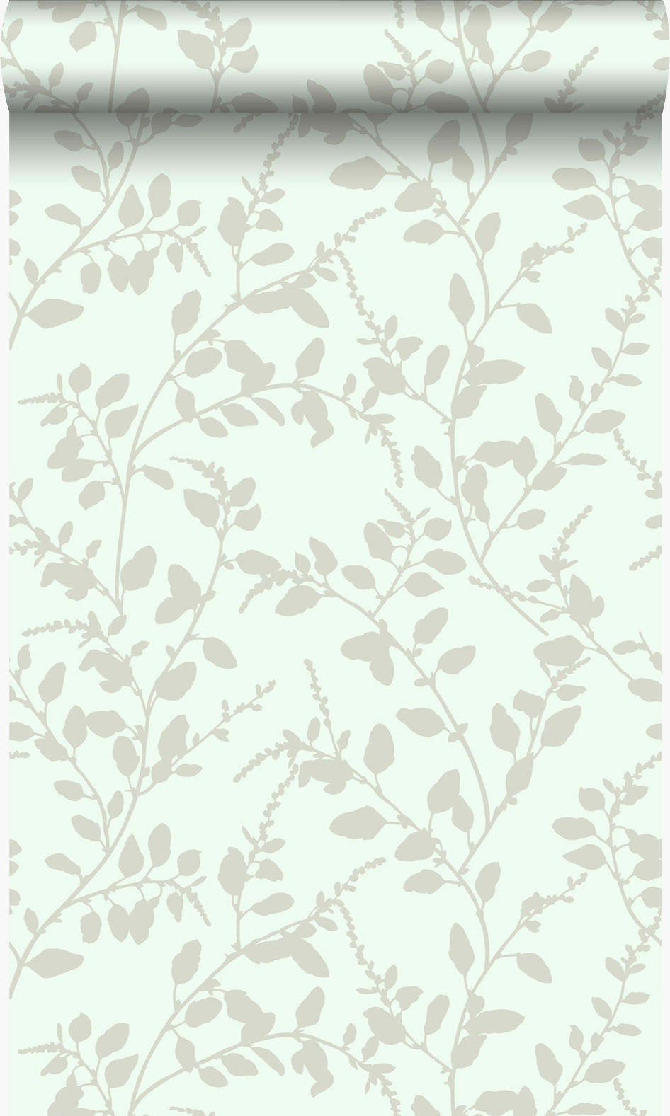TAPETE Blätter 53 cm x 10.05 m - Grün, Papier (53/1000cm) - Origin Wallcoverings