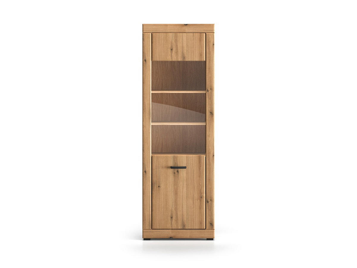 VITRINE – DORA 02 – 65 cm – Dora – Eichefarben - Eichefarben, Holzwerkstoff (65/195/40cm) - hi-markt