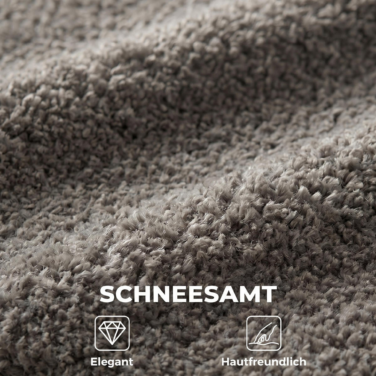 SCHREIBTISCHSTUHL Samt (100% Polyester) Grau - Schwarz/Grau, Textil/Metall (67/113/68cm) - HOMCOM