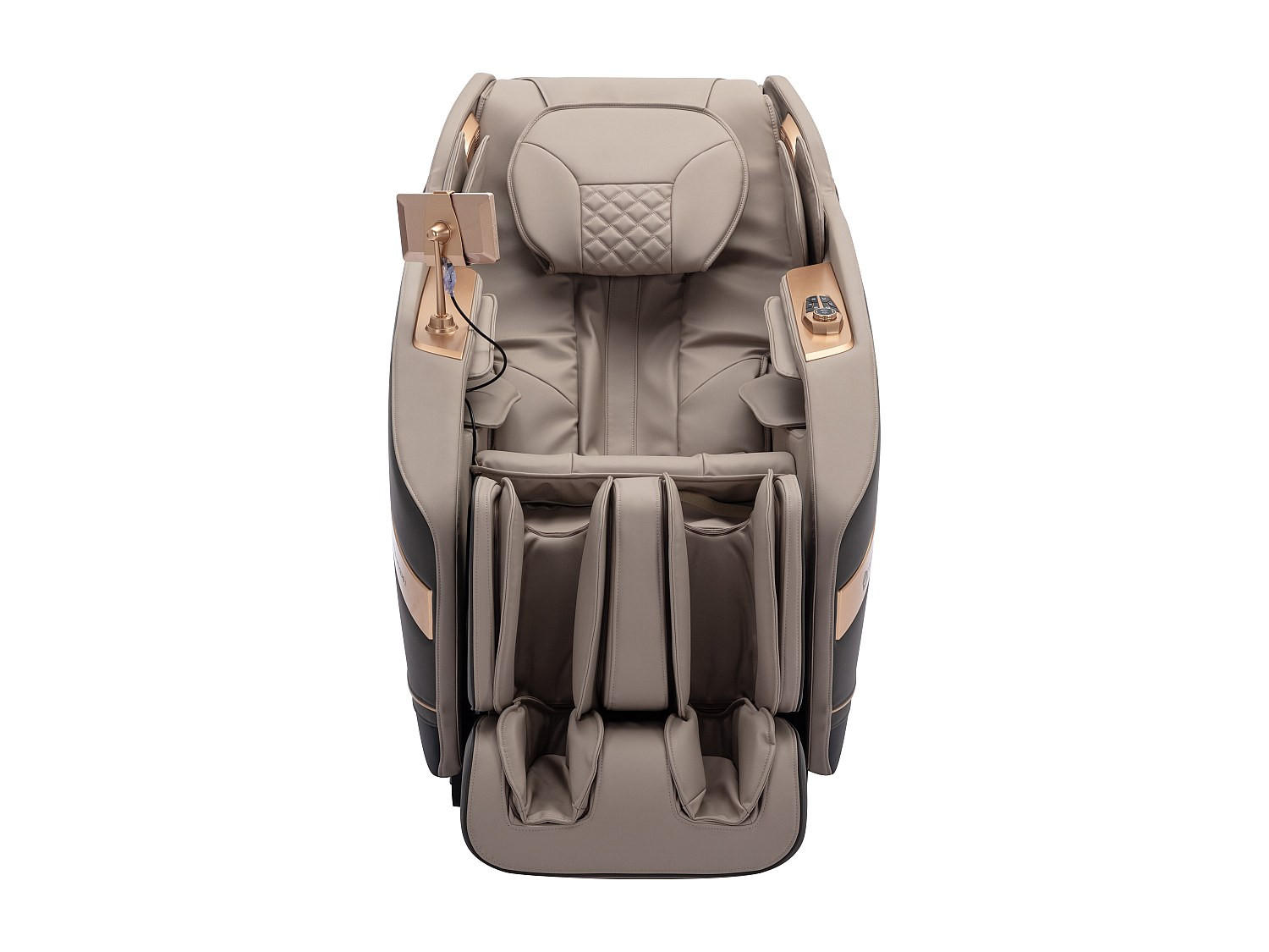 MASSAGESESSEL - 1 Person - Kunstleder - Beige - - Beige, Leder (115/155/75cm) - Vente-Unique