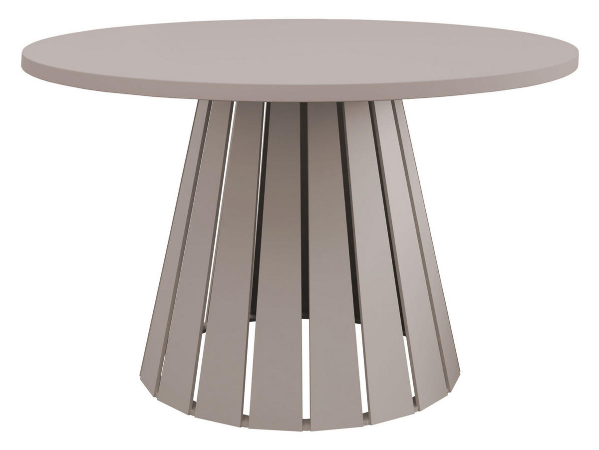 COUCHTISCH Circolo Cashmere - Kaschmir, Holzwerkstoff/Metall (75/75/45cm) - MIRJAN24