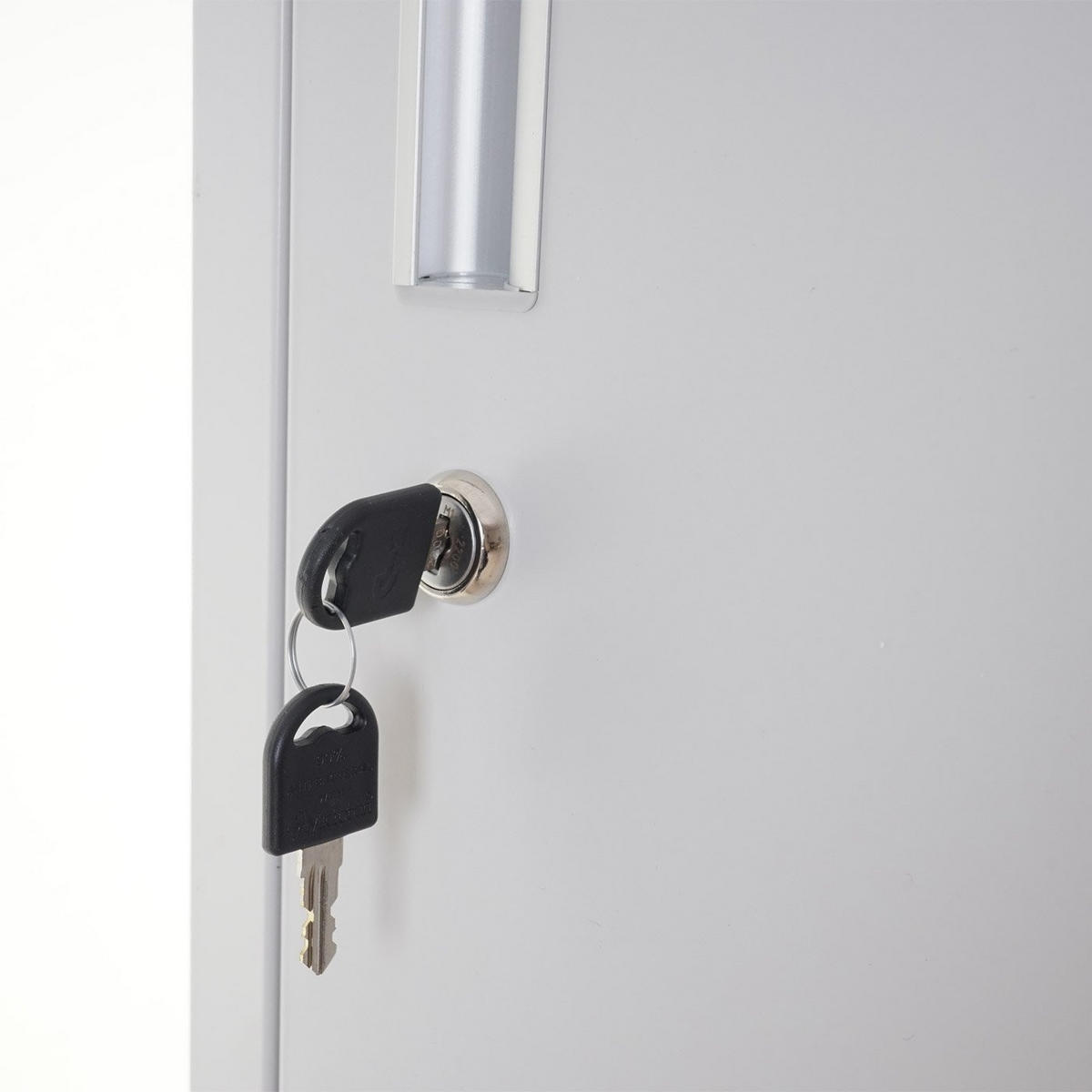 SCHLIESSFACH Grau - Grau, Metall (180/180/50cm) - MCW