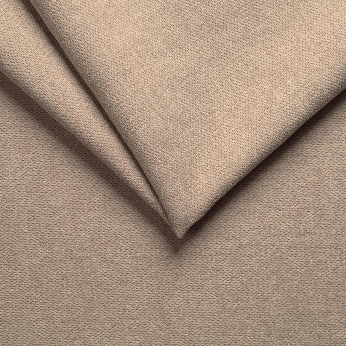 ECKSOFA mit Schlaffunktion, Wellenunterfederung, Ottomane links B250/T190/H84 cm, Liegefl. 179x190 cm, Mikrofaser Hellbraun / 17012 - Hellbraun/Chromfarben, Textil/Metall (250/190cm) - luma-home