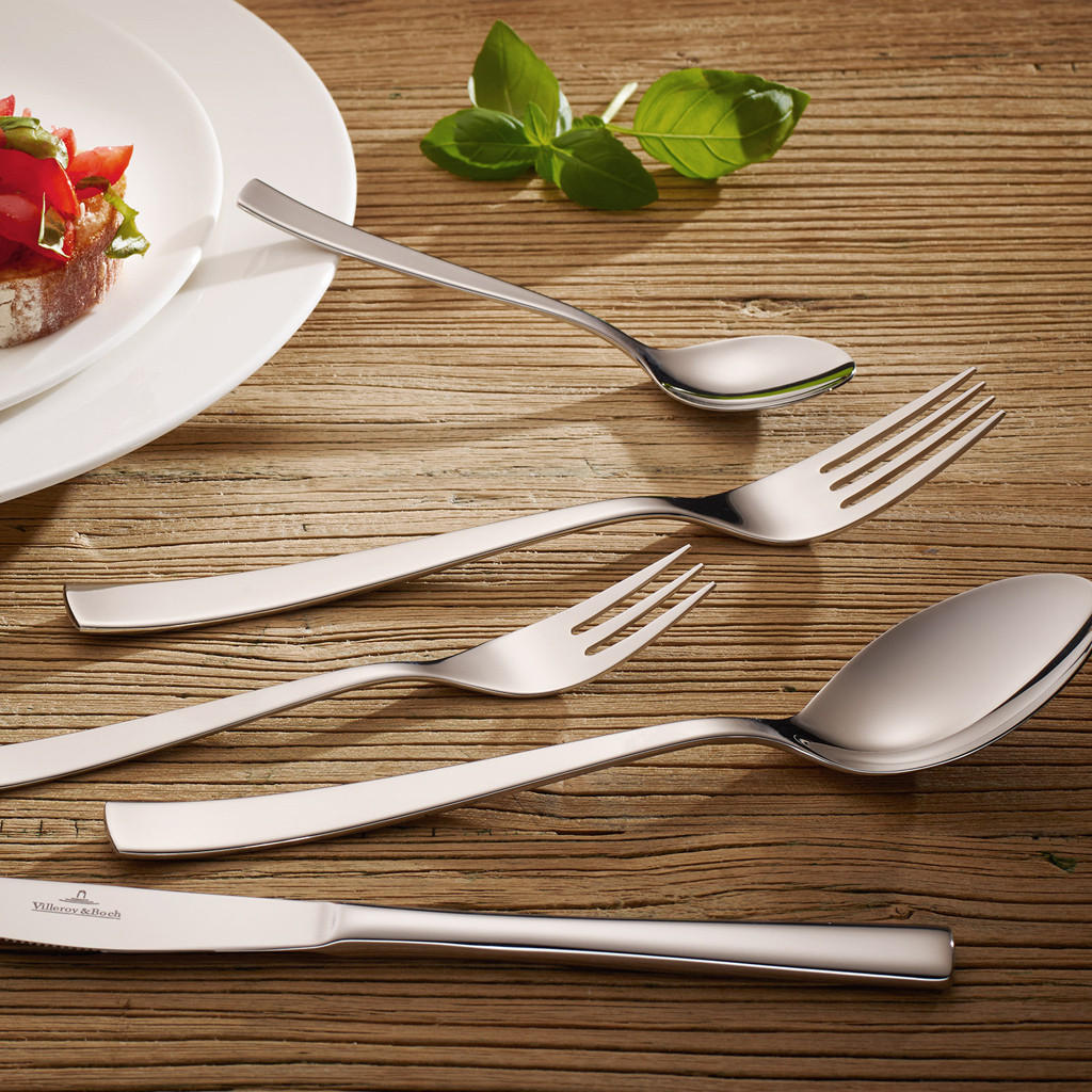 TAFELBESTECK Elisabeth silber 30er Set - Silberfarben, Metall - Villeroy & Boch