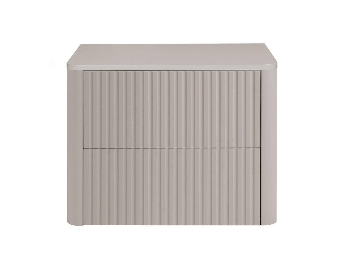 BADEZIMMERSCHRANK: Kaschmir, Platte Kaschmir, 60,8 x 44,2 x 50 cm - Kaschmir, Holzwerkstoff (60.8/48.4/44.2cm) - 3XE LIVING