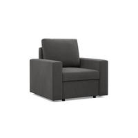 LOUNGESESSEL NEO, BONELL, Dunkelgrau - Dunkelgrau, Textil (83/92/92cm) - Mebligo