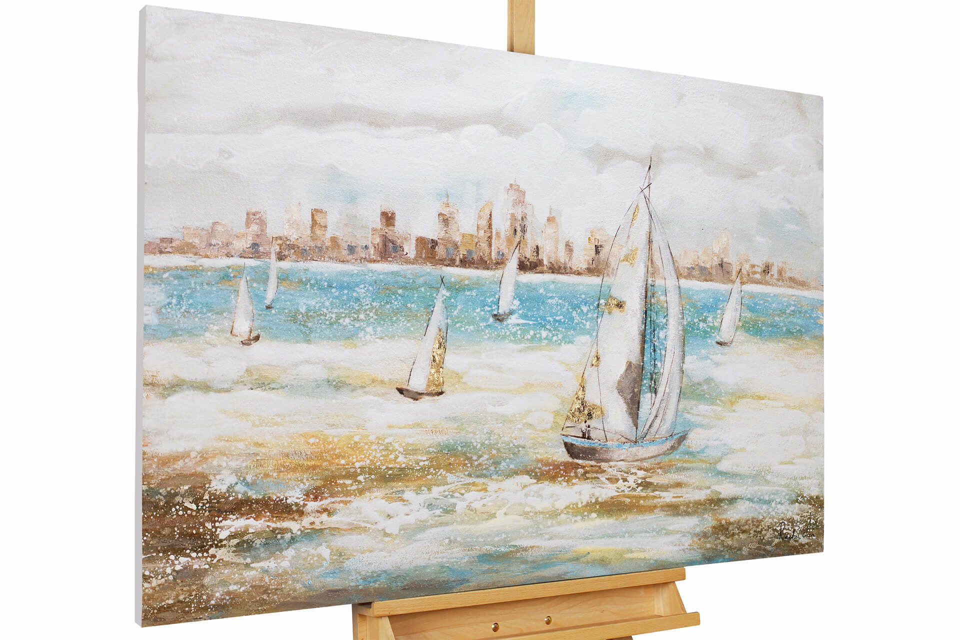 KUNSTLOFT OLEJOMALBA 120/80 cm, Moře a pláž