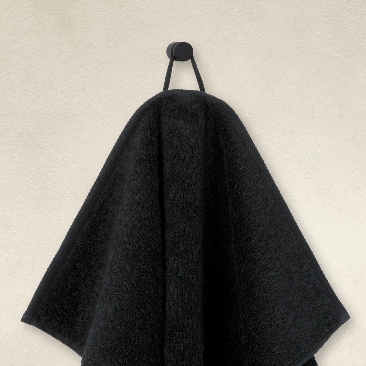 DUSCHTUCH BROOKLYN - Schwarz, Textil (80/150cm) - MÖVE