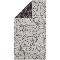 DUSCHTUCH CUTE CATS EDITION CATS 6264 PLATIN/BASALT - 70 - Grau, Textil (80/150cm) - Cawoe
