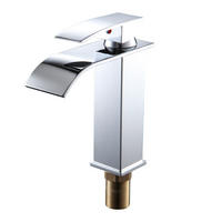 BADEZIMMERARMATUR, 24,5 cm hoch, silber - Silberfarben, Metall (26/7/20cm) - Vallsero