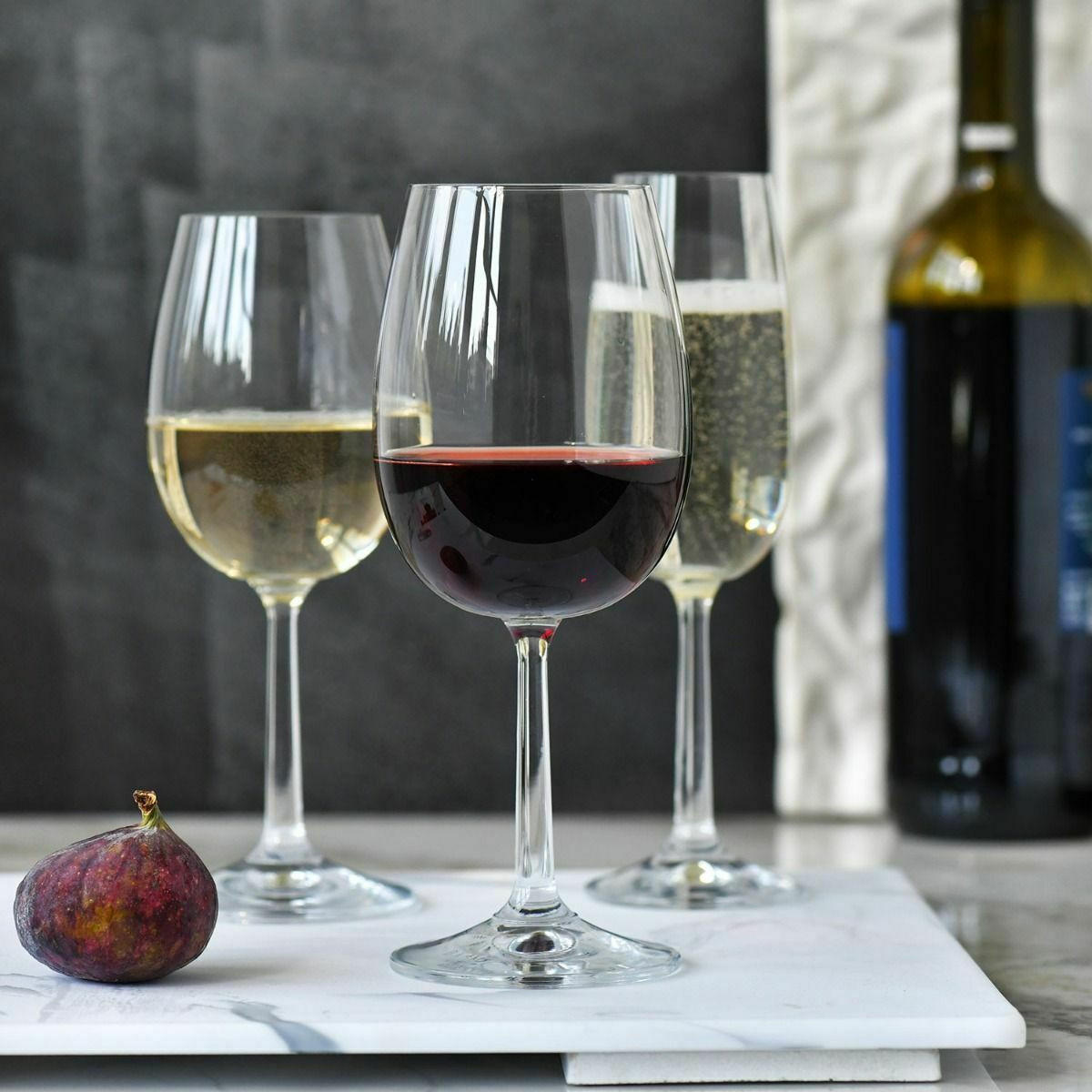 ROTWEINGLAS, 6er-Set, 390 ml - Transparent, Glas (0.39L)