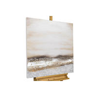 ÖLGEMÄLDE 80/80 cm - Beige, Holz/Textil (80/80cm) - KUNSTLOFT