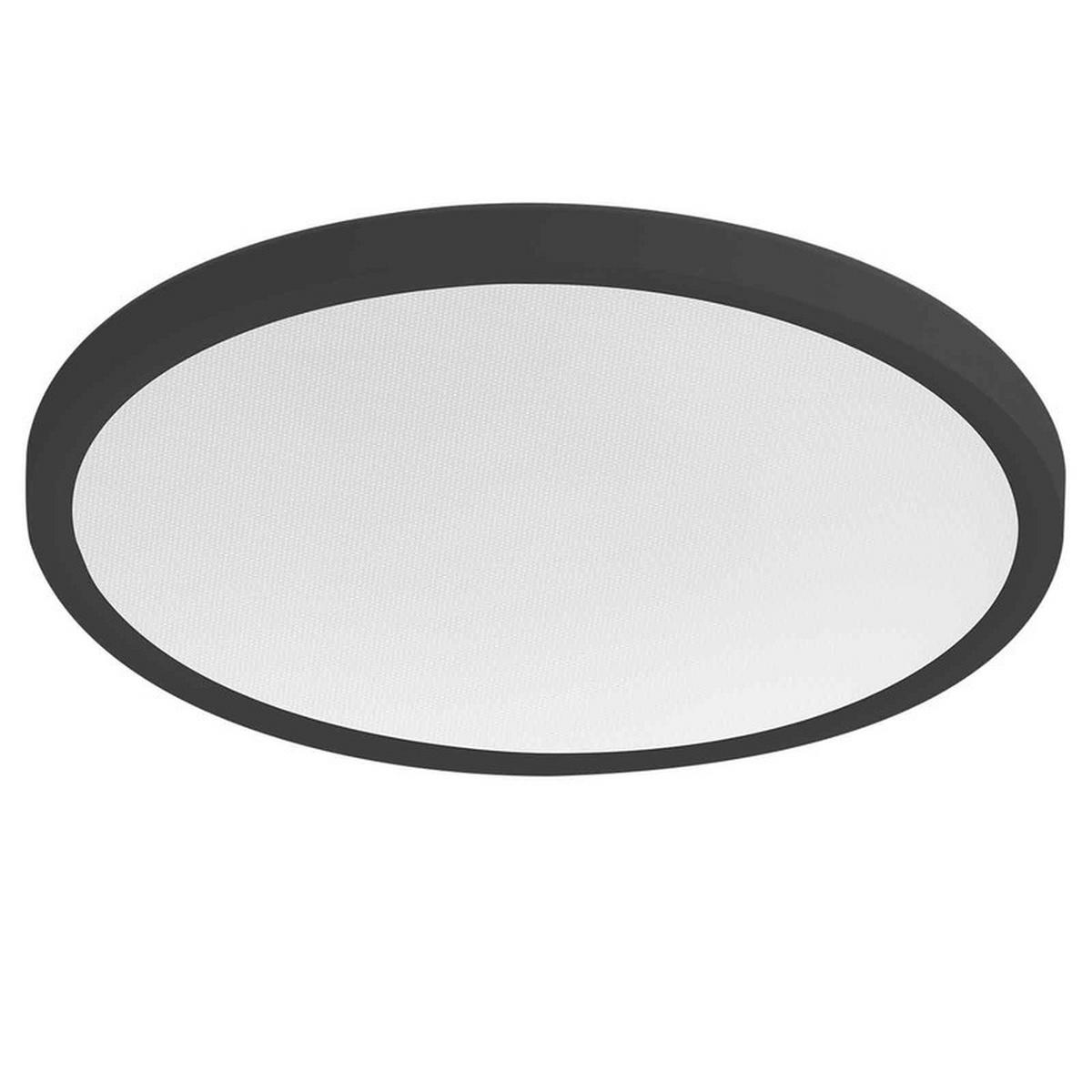 LED-DECKENLEUCHTE Lynn 30/30/2.6cm - Schwarz, Kunststoff (30/30/2.6cm) - Nettlife