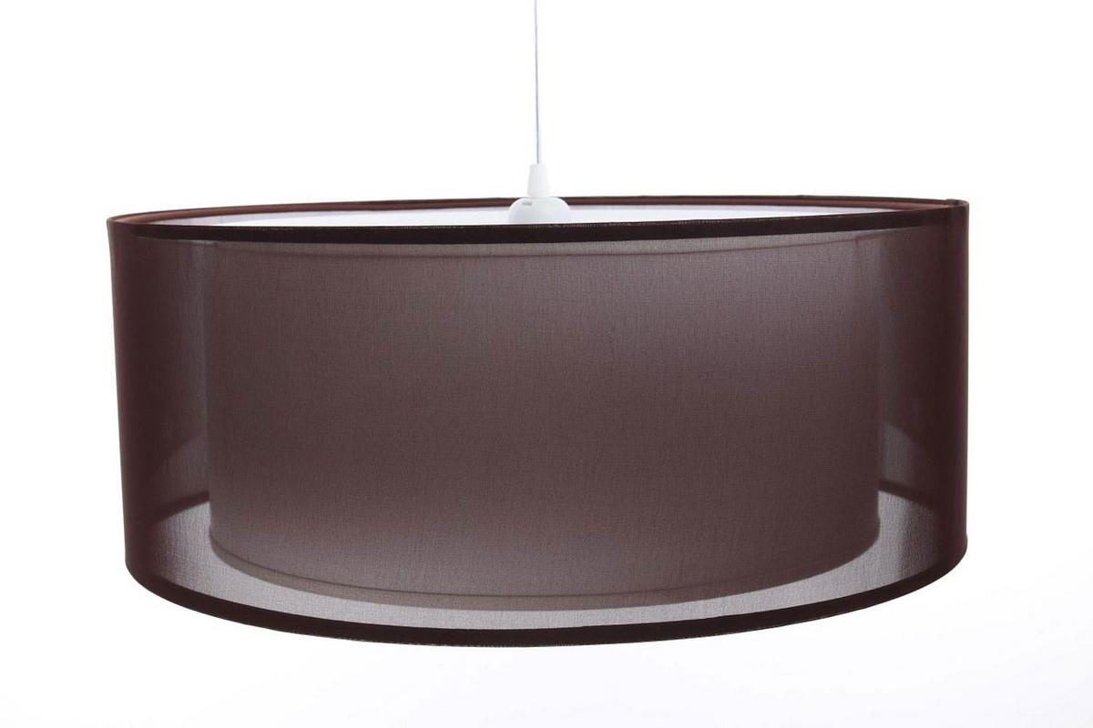 HÄNGELEUCHTE Weiß 50/20 cm - Weiß/Braun, Kunststoff (50/1.2/20cm) - ONZENO