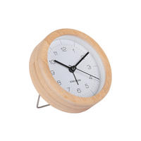 WECKER Bambusgehäuse Neat Ø 10 cm - Weiß, Naturmaterialien (10/10/4.3cm)