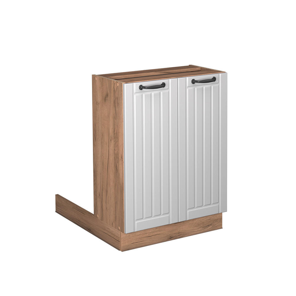 KUCHYŇSKÝ OSTROV Fame-Line Bílý venkovský dům - bílá/medově dubová, kompozitní dřevo (60/82/30cm) - Vicco