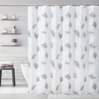 DUSCHVORHANG 120 x 180 cm dick wasserdicht mit Haken Badezimmer - Multicolor, Kunststoff (120/180cm) - MCBOSON