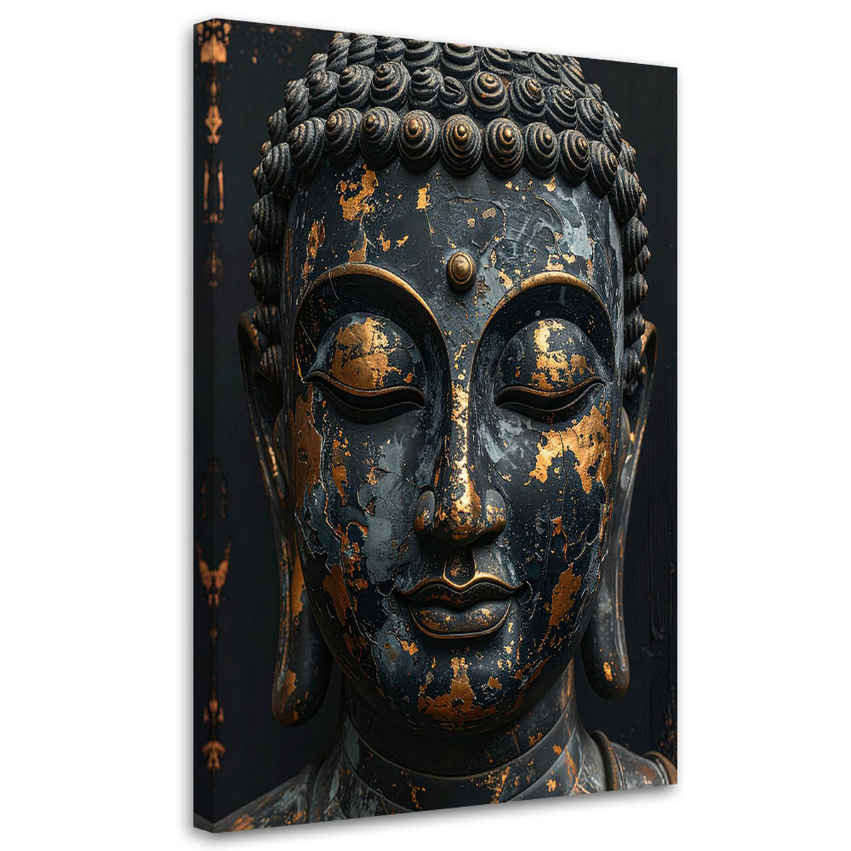 LEINWANDBILD Zen und Orientalisch 80x120cm - Schwarz, Textil (80/120cm) - Feeby