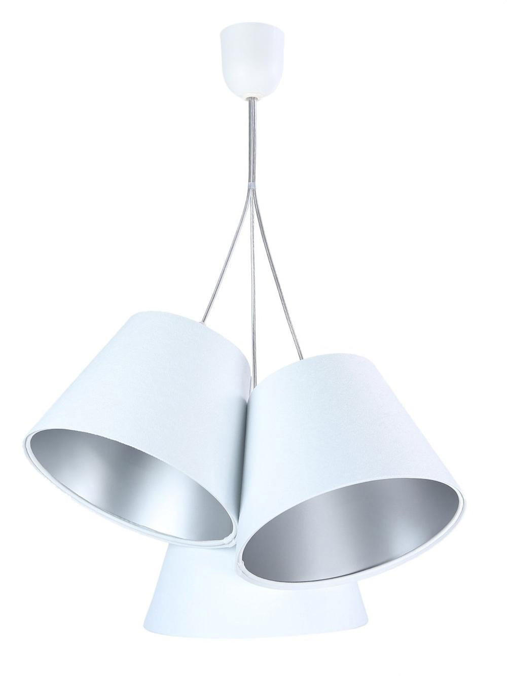HÄNGELEUCHTE Silber 26/19 cm - Silberfarben, Kunststoff (26/0.8/19cm) - ONZENO