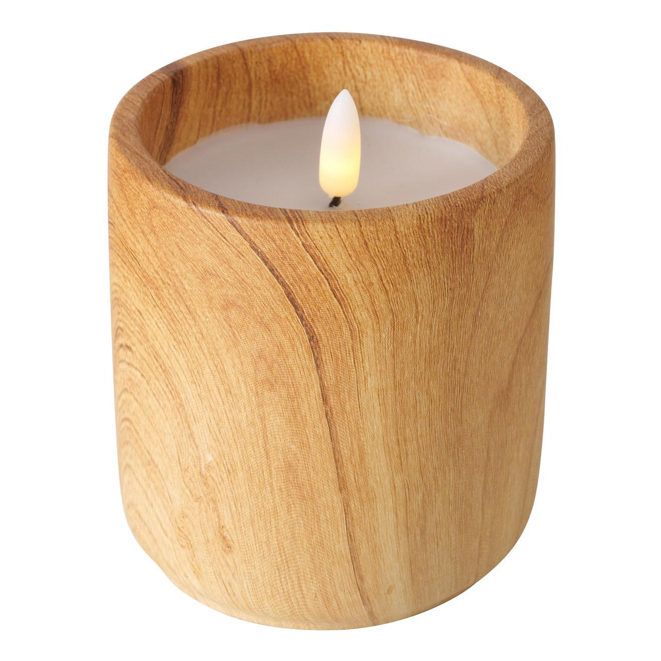 WACHSKERZE LED Yuna 10,5 cm - Beige, Paraffin (9/9/10.5cm) - Boltze Home