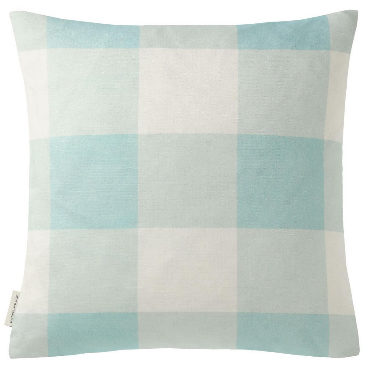 ZIERKISSENHÜLLE Scandi Flower hellblau 45x45cm - Hellblau, Textil (45/45cm) - Tom Tailor
