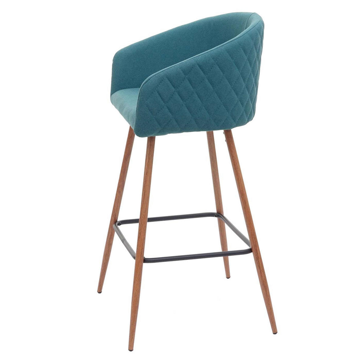 BARHOCKER Türkis 2er-Set - Türkis, Textil (53/100/50cm) - MCW