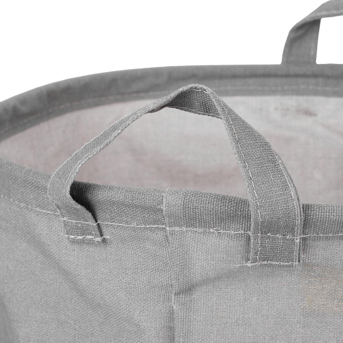 KOŠ Vícebarevný motiv mývala - šedá, textil/plast (33/33cm) - Relaxdays