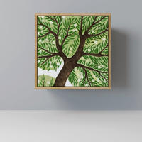SIDEBOARD WILDERNESS DASH, Eichefarben, 57,5x42x57,5 cm, Ohne Füße - Eichefarben/Multicolor, Holzwerkstoff (57.5/57.5/42cm) - SpaceRebels