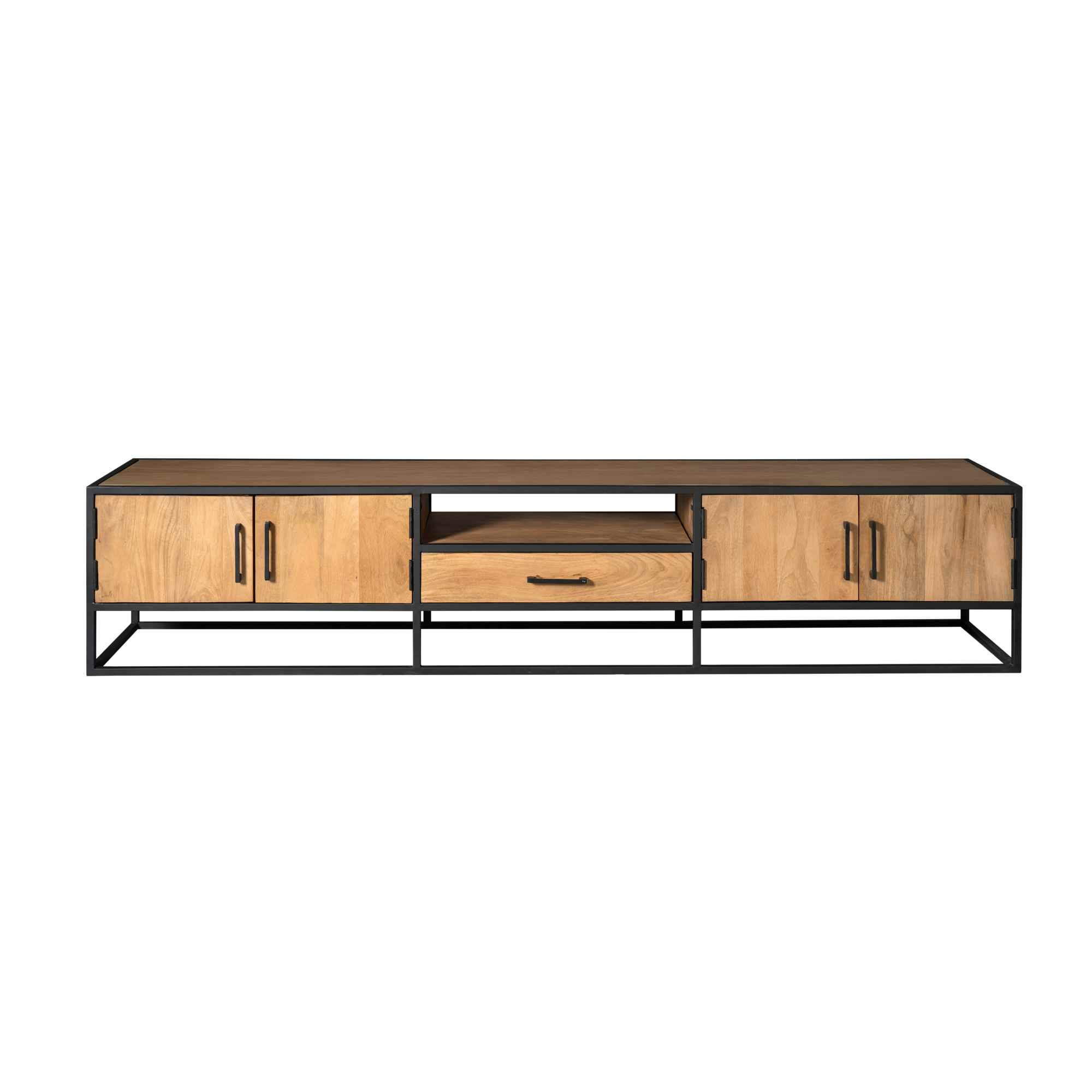 TV-MÖBEL Denver Braun 45/240/50 cm - Braun, Holz (240/50/45cm) - Starfurn