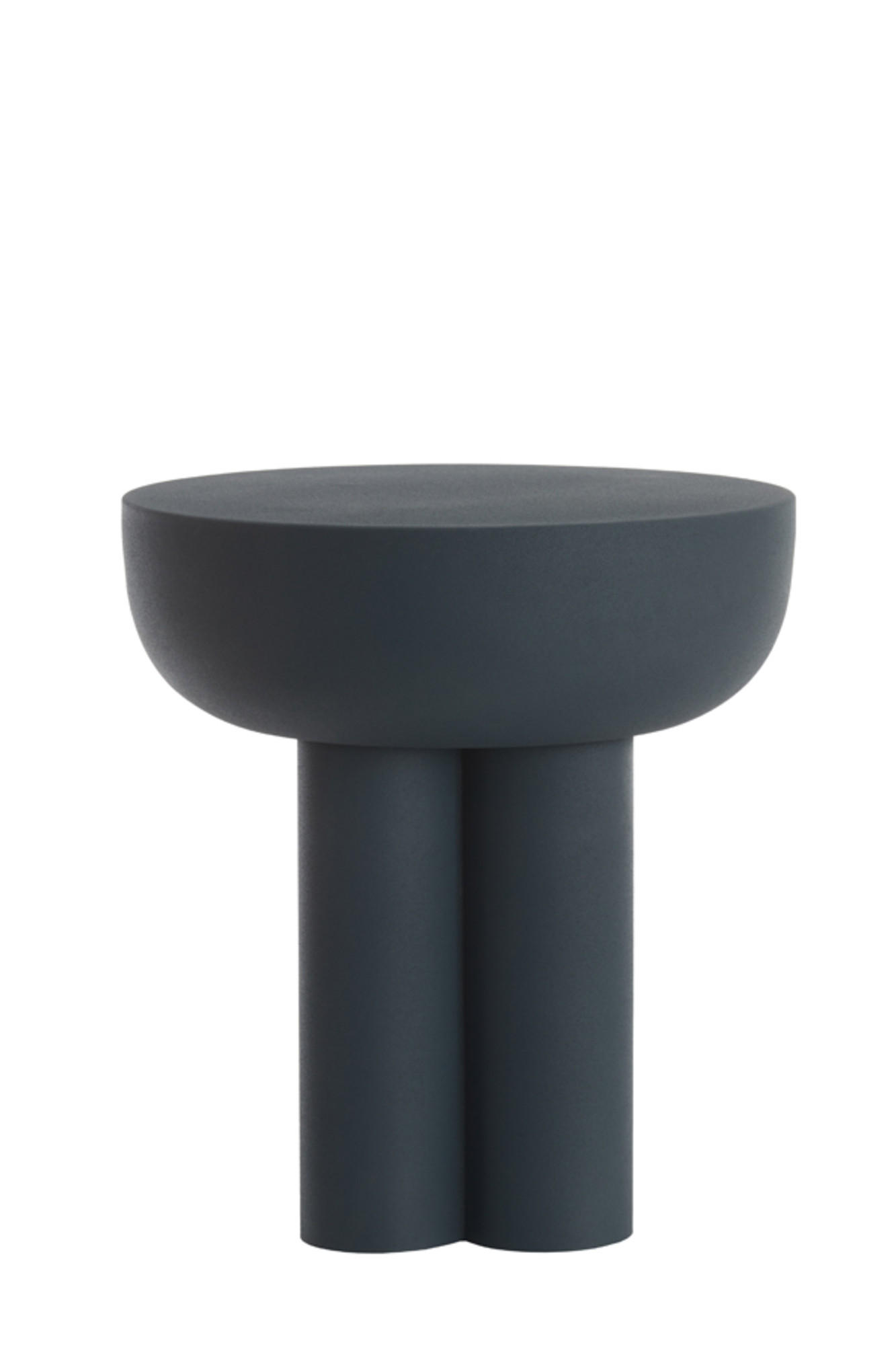 BEISTELLTISCH Mikola Blau Ø46/50 cm - Blau, Metall (46/46/50cm) - Light & Living