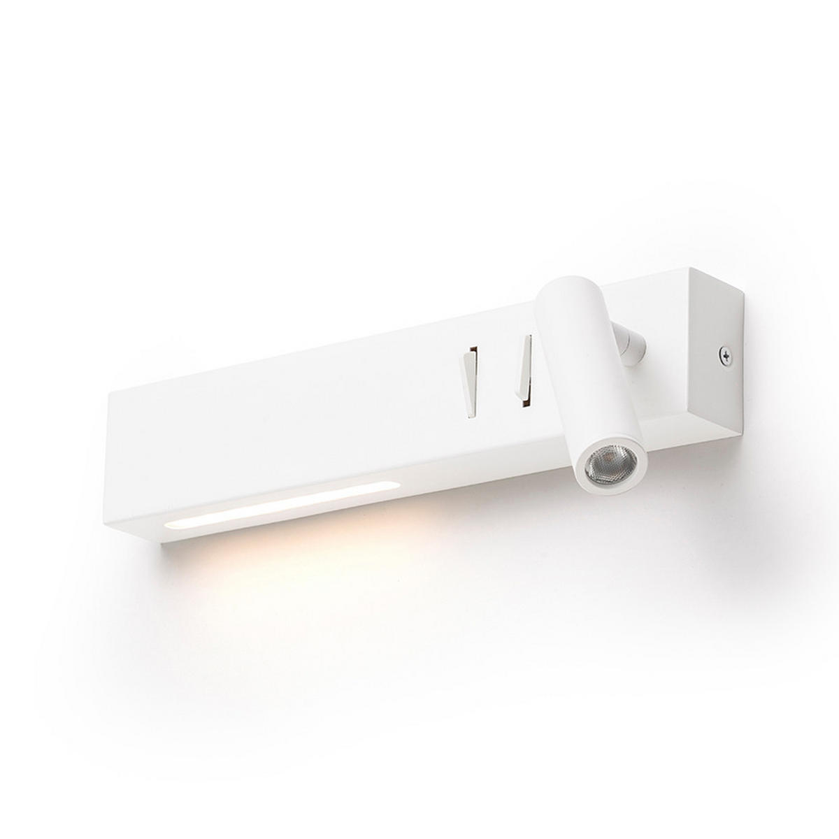 DECKENLEUCHTE ODEON Weiß 3 W - Weiß, Metall (28/25/55cm) - Rendl