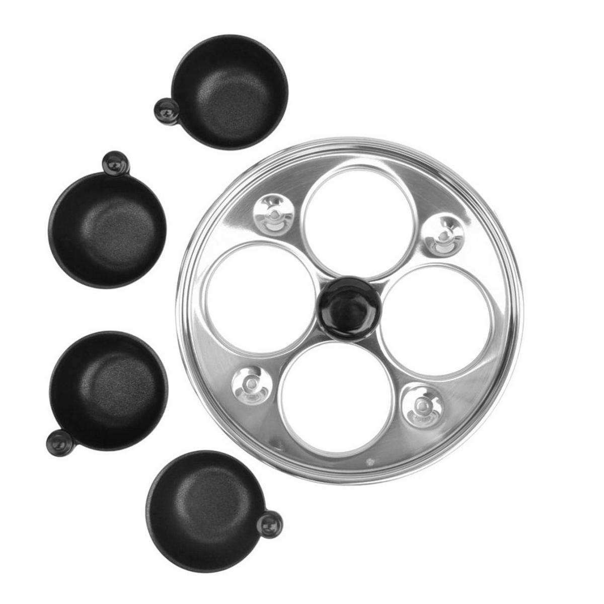 PFANNE Silber 20/20/5.5 cm KB7606 - Silberfarben, Metall (20cm) - Klausberg 