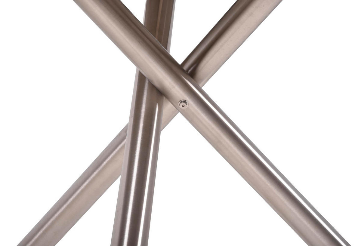 GARTENTISCH Henrik rund Terrassentisch - Schwarz, Kunststoff (110/110/75cm) - DELUKE