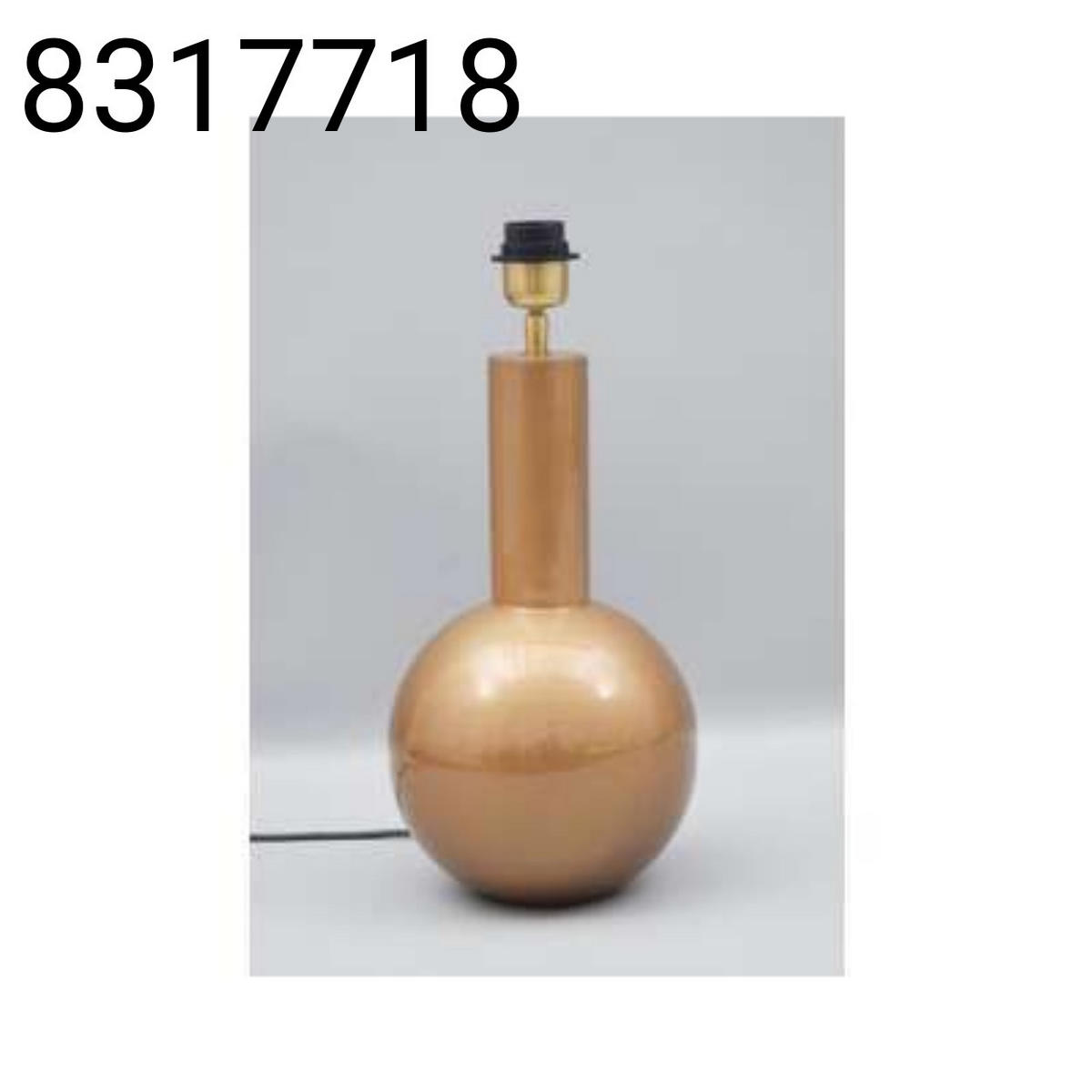 LAMPENFUSS Benao - Bronze - 19.5/19.5/38.5 cm - Bronzefarben, Metall (19.5/19.5/38.5cm) - Light & Living