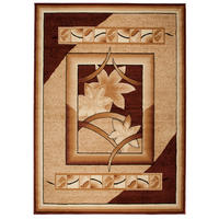 TEPPICH ATLAS Beige Dunkelbraun 70/130 cm - Beige/Dunkelbraun, Textil (70/130cm) - Tapiso