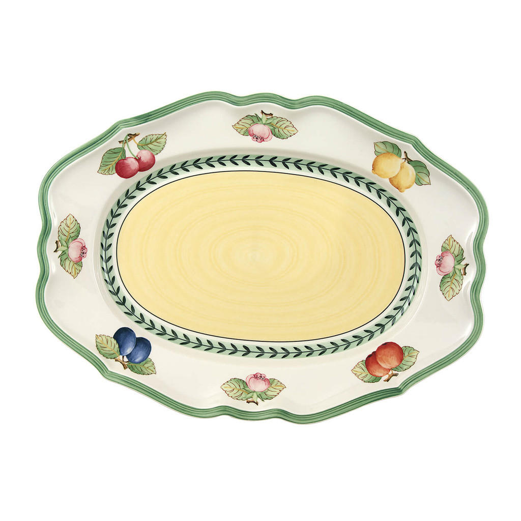 PLATTE French Garden Fleurence bunt - Multicolor, Keramik (26.4/4/36.7cm) - Villeroy & Boch