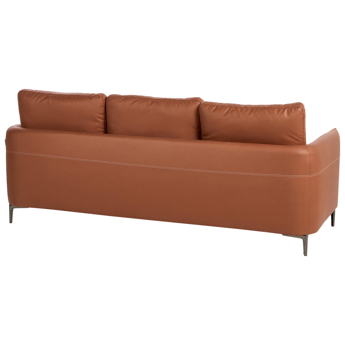 3-SITZER-SOFA Stoff Goldbraun Cilens - Goldfarben, Textil (212/93/73cm) - Beliani
