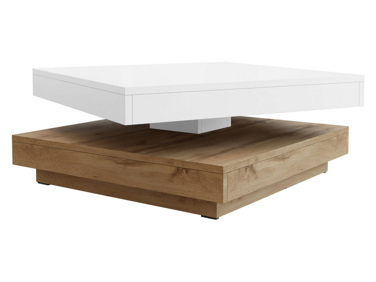 COUCHTISCH Nenani - Eiche Wotan, Holzwerkstoff (70/70/34cm) - MIRJAN24