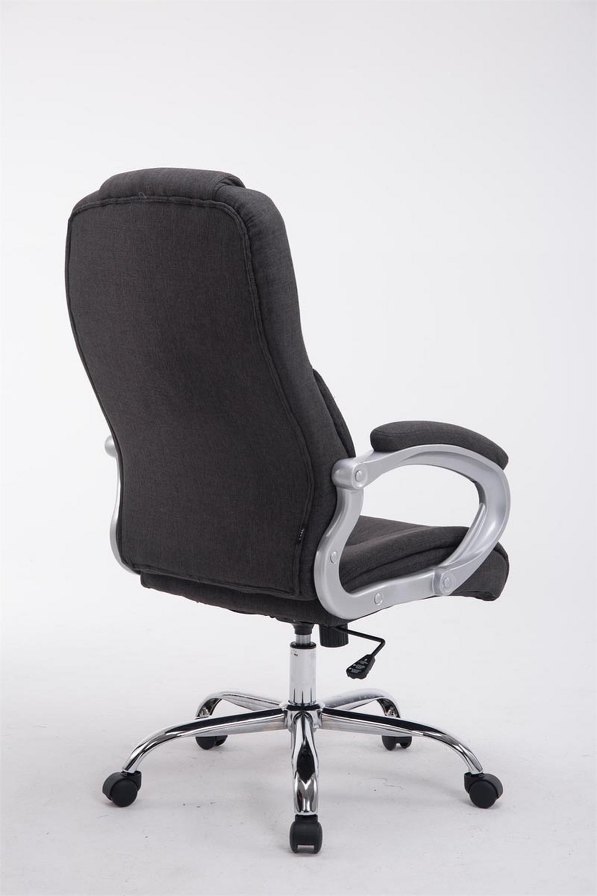 BÜROSTUHL Apodo, Stoff Dunkelgrau - Dunkelgrau, Textil/Metall (66/122/70cm) - TPFLiving