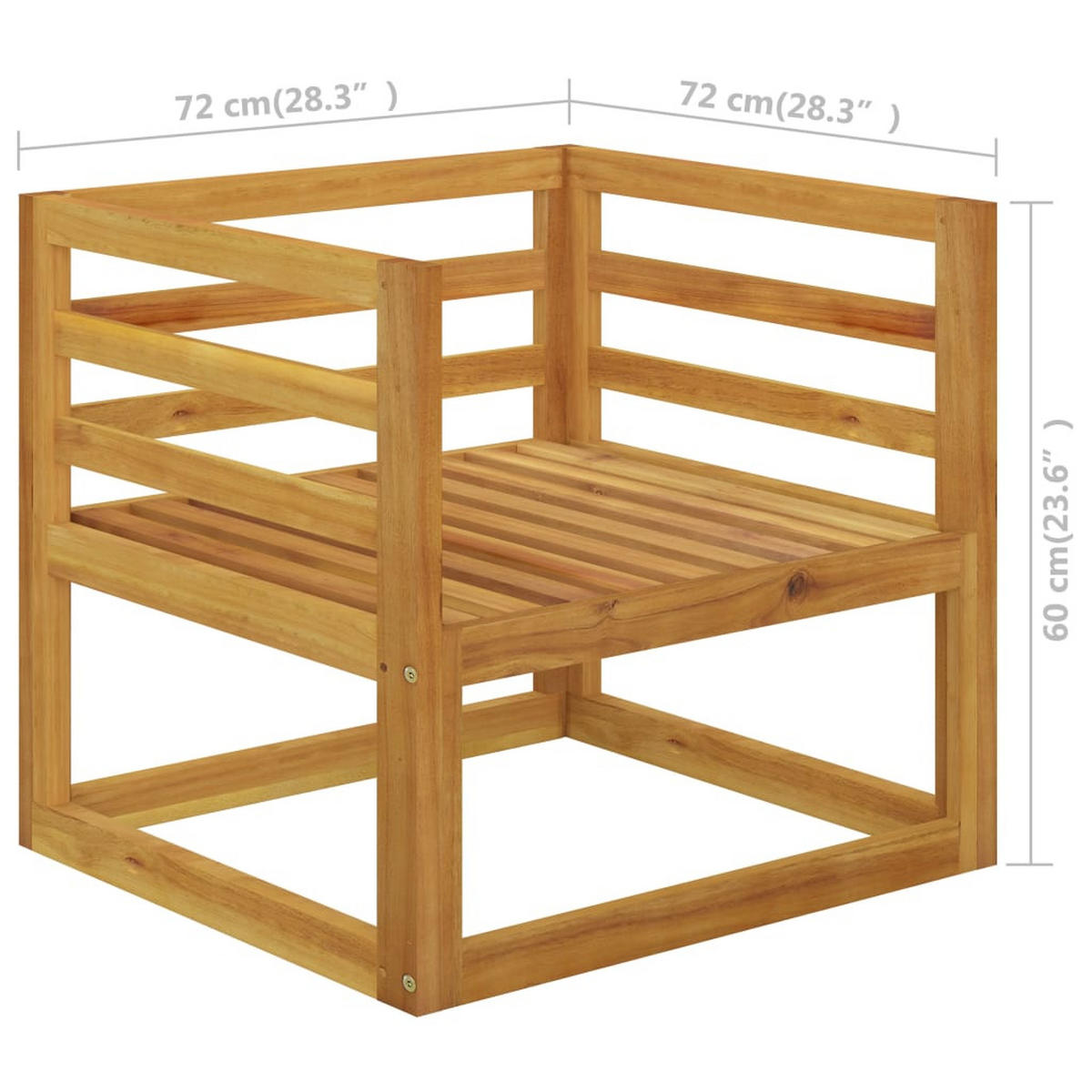 GARTENSET Remington 6-teilig - Creme, Holzwerkstoff - Nettlife